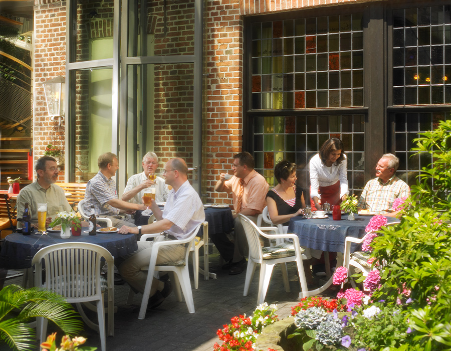 Menschen im Restaurant